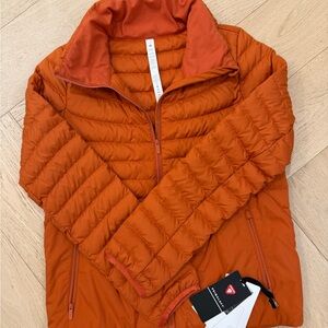 lululemon athletica Orange Puffer Jacket